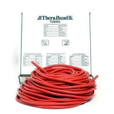 Thera-Band® 30,50m Tubing Tubes ROT Mittel Schwach