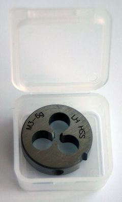 Schneideisen M3x0,5 Linksgewinde HSS DIN 223