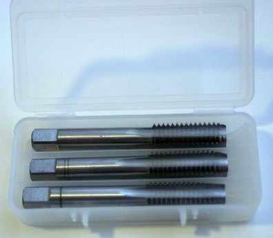 Hand-Gewindebohrer Set Satz (3Stk) 9/16 x 12 UNC Set DIN352 Rechts Rechtsgewinde