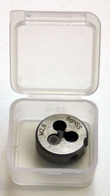 Schneideisen M2,6x0,45 Tol. 6g Rechts Gewinde HSS DIN 223
