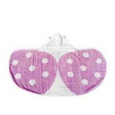 Cuddledry Cuddlebug Badetuch für Kleinkinder Marienkäfer in rosa