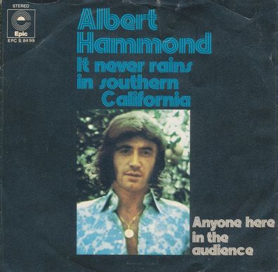 7" Cover Albert Hammond - It never rains in south California