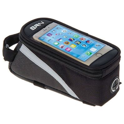 Fahrradhandytasche Oberrohrtasche Smartphonetasche wasserfest schwarz S