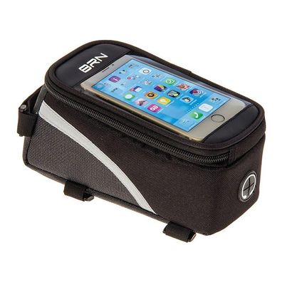 Fahrradhandytasche Oberrohrtasche Smartphonetasche wasserfest schwarz L
