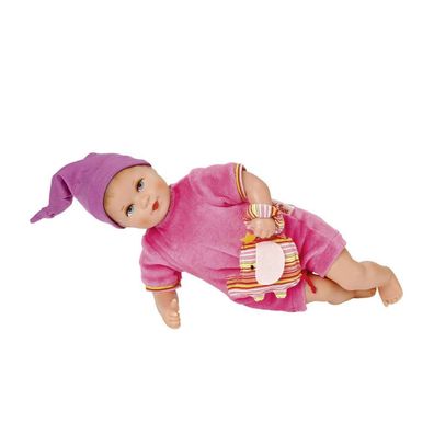 Käthe Kruse Puppe Mini Bambina Putzi rosa 33cm 36473 Babypuppe