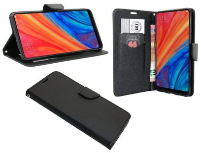Xiaomi Mi Mix 2 Tasche Schwarz Handyhülle Schutzhülle Flip Case Cover Etui Hülle