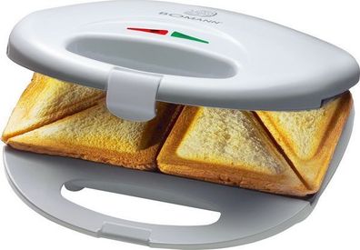 Bomann Sandwichtoaster / Sandwich-Toaster ST 5016 CB WEISS