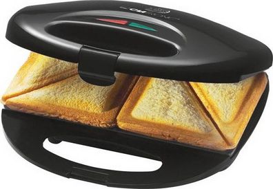 Clatronic Sandwichtoaster / Sandwich-Toaster ST 3477 Schwarz