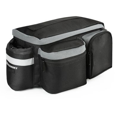 Wozinsky Fahrradtasche Gepäckträger Radtasche Tasche mit Schulterriemen 6L schwarz