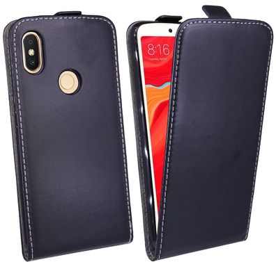 Xiaomi Redmi S2 Tasche Schwarz Handyhülle Schutzhülle Flip Case Cover Etui Hülle