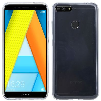 Huawei Y6 Prime 2018 Silikon Handyhülle Transparent Schutzhülle TPU Case Cover Hülle