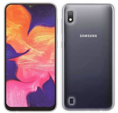 Samsung Galaxy A10 Silikon Handyhülle Transparent Schutzhülle TPU Case Cover Hülle