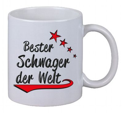 Kaffee Tasse Kaffebecher Merry X-Mas Bester Schwager Der Welt Geschenk Christmas