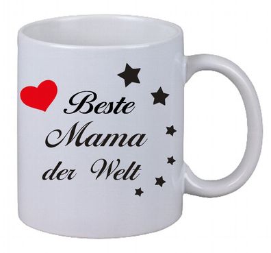 Tasse Kaffeebecher Tasse Beste Mama der Welt Geschenk Mutter Weihnachten