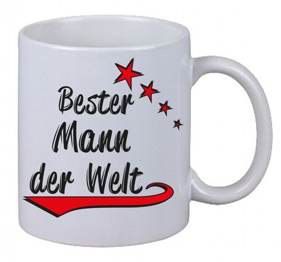 Kaffee Tasse Kaffebecher Merry X-Mas Bester Mann Der Welt Geschenk Christmas NEU