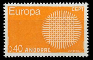Andorra (FRANZ. POST) 1970 Nr 222 postfrisch SA5EB9E