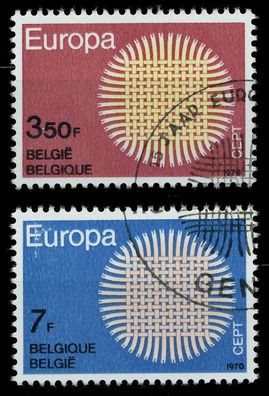 Belgien 1970 Nr 1587-1588 gestempelt XFF4842