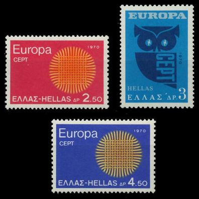 Griechenland 1970 Nr 1040-1042 postfrisch SA5EC12