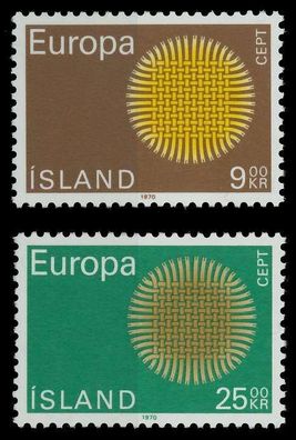 ISLAND 1970 Nr 442-443 postfrisch SA5EC92