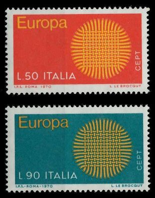 Italien 1970 Nr 1309-1310 postfrisch SA5ECCE