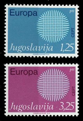 Jugoslawien 1970 Nr 1379-1380 postfrisch SA5ECFE