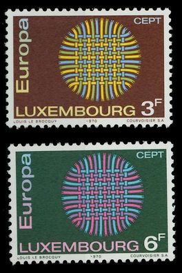 Luxemburg 1970 Nr 807-808 postfrisch SA5ED46