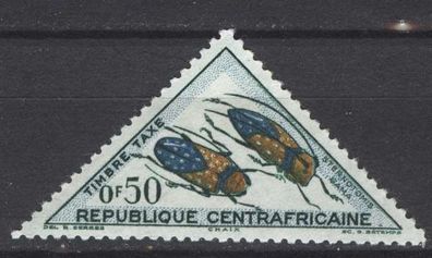 Zentralafrikanische Republik Porto Mi 1 postfr Käfer mot2039