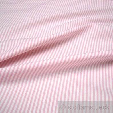 Stoff Baumwolle Römerstreifen rosa weiß 2,5 mm Swafing Caravelle