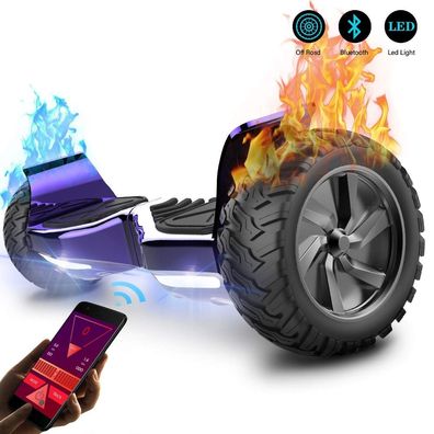 8.5“ Premium Offroad Hoverboard Hummer -E-Skateboard- LED - Garantie