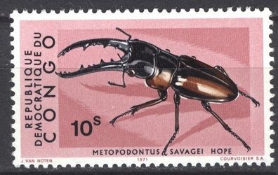 Kongo Kinshasa Mi 400 postfr Käfer mot2131