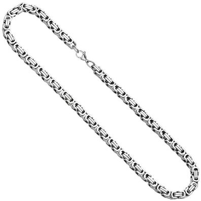 JOBO Leder Halskette Kette Schnur schwarz 50 cm Karabiner 925 Silber