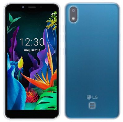 Silikon Hülle Basic für LG K20 (2019) Case TPU Soft Handy Cover Schutz Transparent