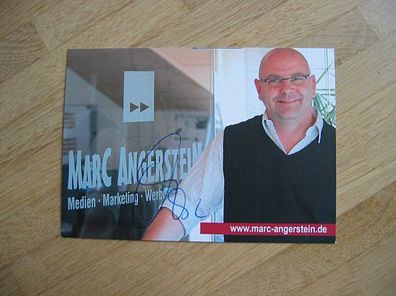 Radio Moderator Marc Angerstein - handsigniertes Autogramm!!!