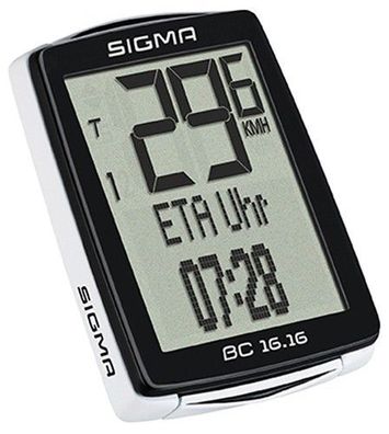 Sigma Fahrradcomputer BC 16.16 NFC kabelgebunden viele Funktionen