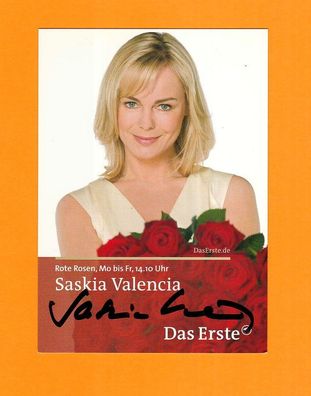 Saskia Valencia ( Rote Rosen ) - persönlich signiert (2)