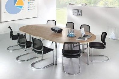 Konferenztisch Köln Tisch 320 x 160 cm Besprechungstisch Büroeinrichtung