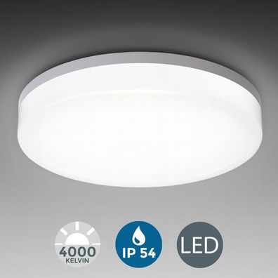 Deckenlampe LED 18W Bad-Lampen IP54 Badezimmer-Leuchte Deckenleuchte Küche Flur