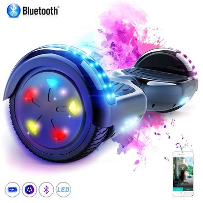 MegaMotion Hoverboard 6,5"350W * 2 Elektro Scooter Bluetooth LED Self Balace Board