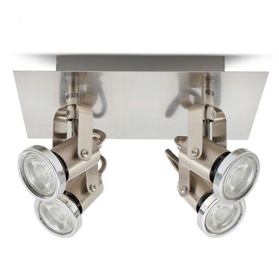 LED Spot-Lampe 4-flammig Design-Deckenstrahler moderne Decken-Leuchte Spotlights