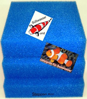 2/4cm 50*50cm Filterschwamm Filterschaum Filtermatte Aquarium Fisch Tank  l E0B3 