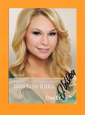 Jana Julie Kilka (deutsche Schauspielerin-Verbotene Liebe ) - persönlich signiert