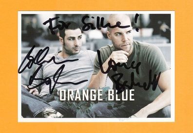 Orange Blue - Originalautogrammkarte, persönlich signiert