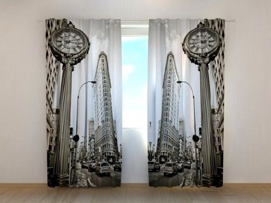 Fotogardinen "New York Street" Vorhang mit 3D Fotodruck, Maßanfertigung