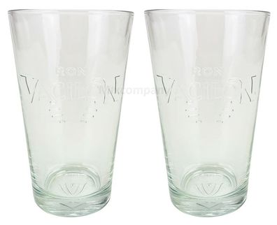 Rum Vacilon Glas Longdrinkglas Cocktail Bar Set 2,4cl geeicht - 2 Gläser