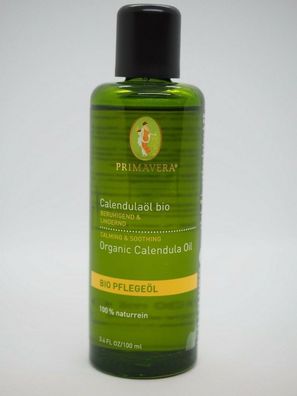 Primavera Calendulaöl bio 100ml Basisöl Körperöl zum Mischen mit ätherischem Öl