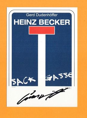 Gerd Dudenhöffer Autogrammkarte - persönlich signiert