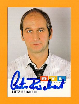 Lutz Reichert, Autogrammkarte - persönlich signiert