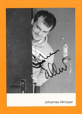 Johannes Allmayer - ( deutscher Schauspieler ) - persönlich signiert
