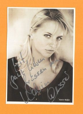 Katrin Weisser (deutsche Schauspielerin ) - - persönlich signiert