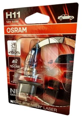H11 Osram Night Breaker Laser 150 Next Generation 1st Blister 64211NL-01B